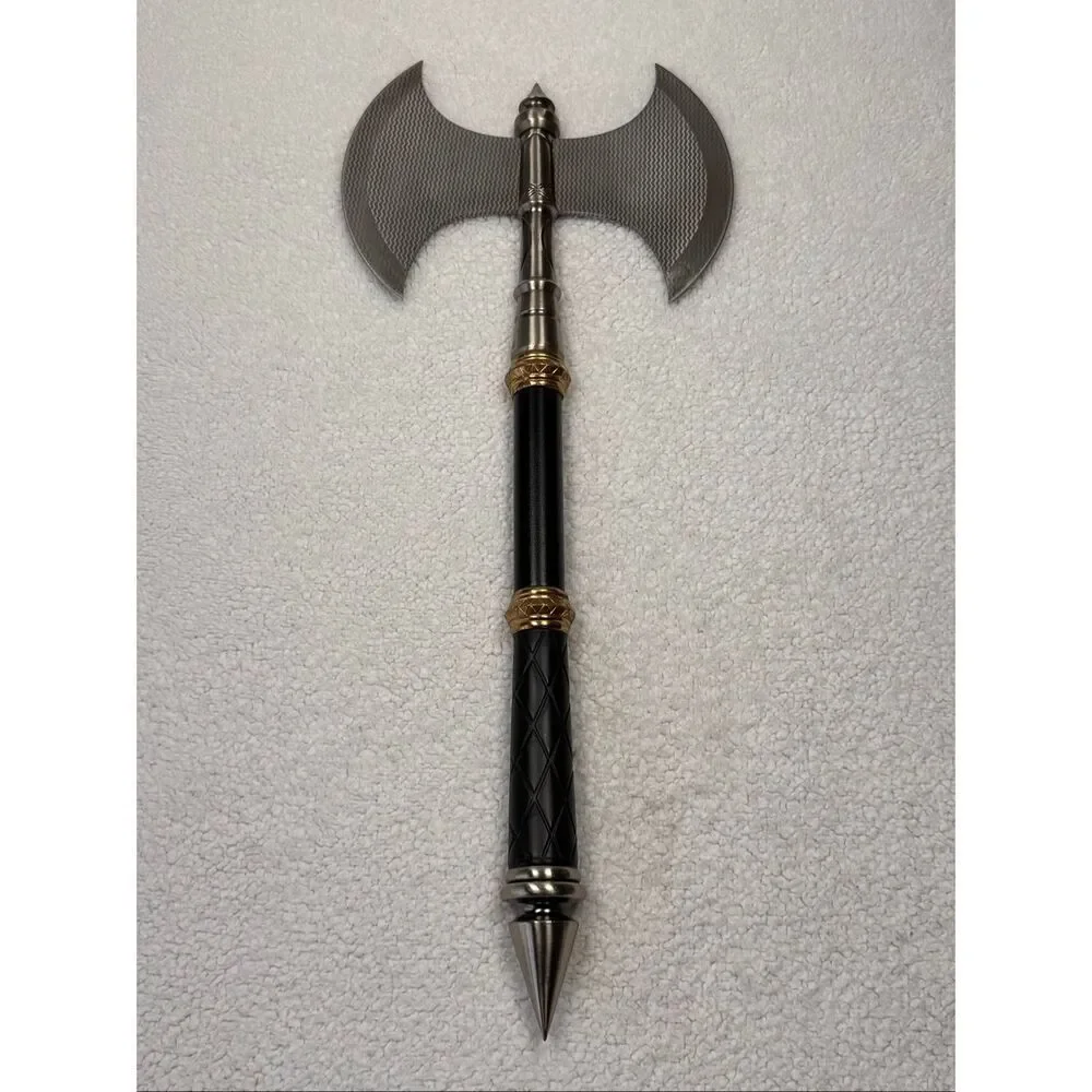 Double Blade Medieval Fantasy Fighting Axe
